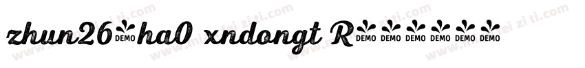 zhun264ha0 xndongt R字体转换